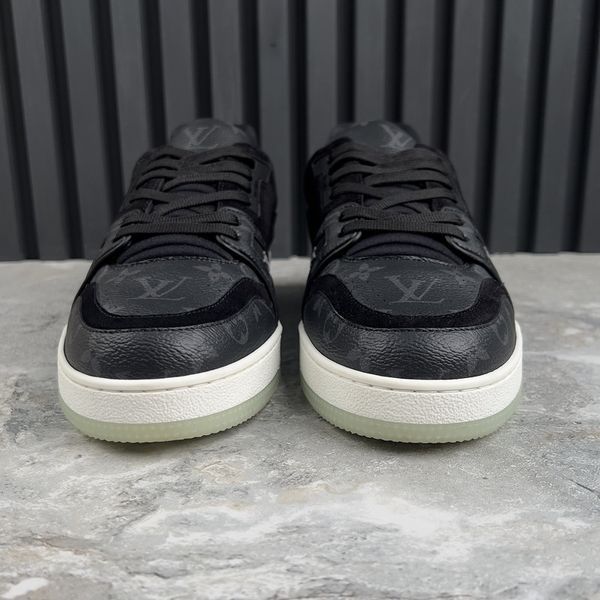 LV Trainer Monogram Eclipse кросівки чорні 4089 фото