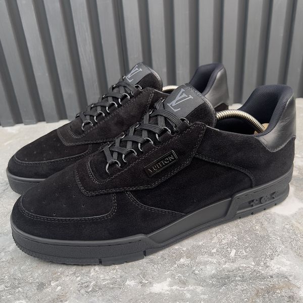LV Trainer кросівки чорні замшеві 3935 фото