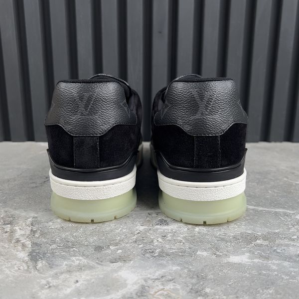 LV Trainer Monogram Eclipse кросівки чорні 4089 фото