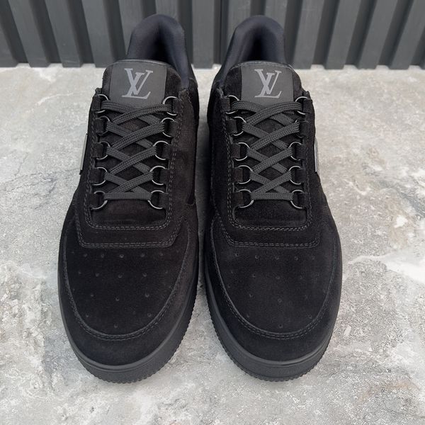 LV Trainer кросівки чорні замшеві 3935 фото