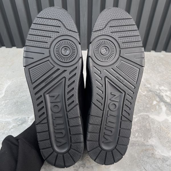 LV Trainer кросівки чорні замшеві 3935 фото