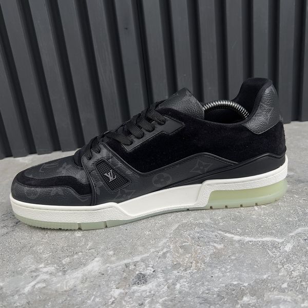 LV Trainer Monogram Eclipse кросівки чорні 4089 фото