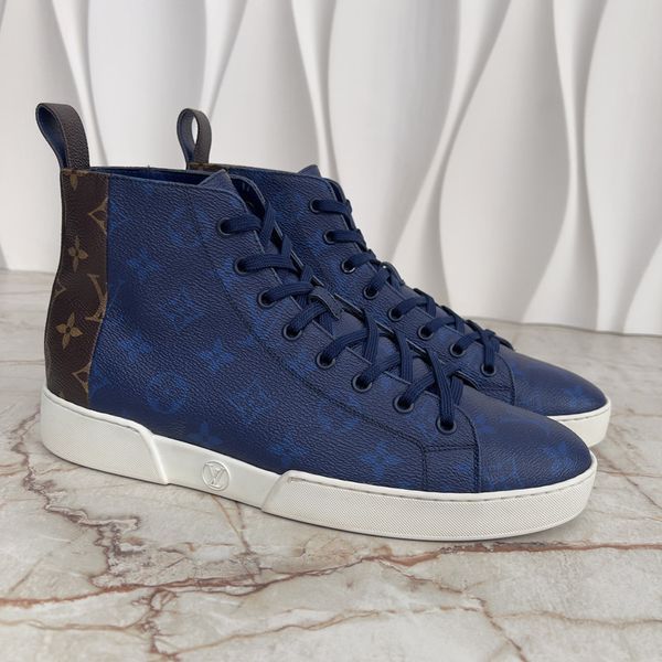 Match Up Sneakers LV Monogram Blue Leather