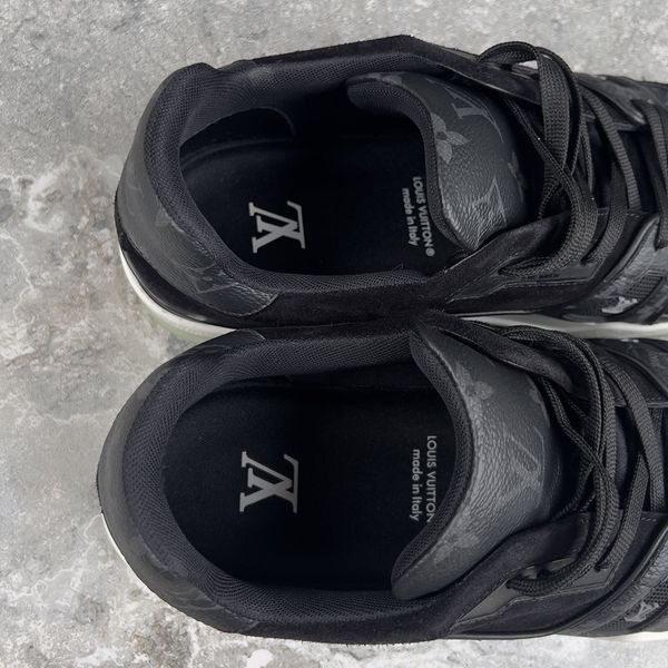 LV Trainer Monogram Eclipse кросівки чорні 4089 фото