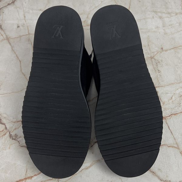 NIGO Damier Giant LV Cozy Lined черевики чорні замшеві на хутрі 3309 фото