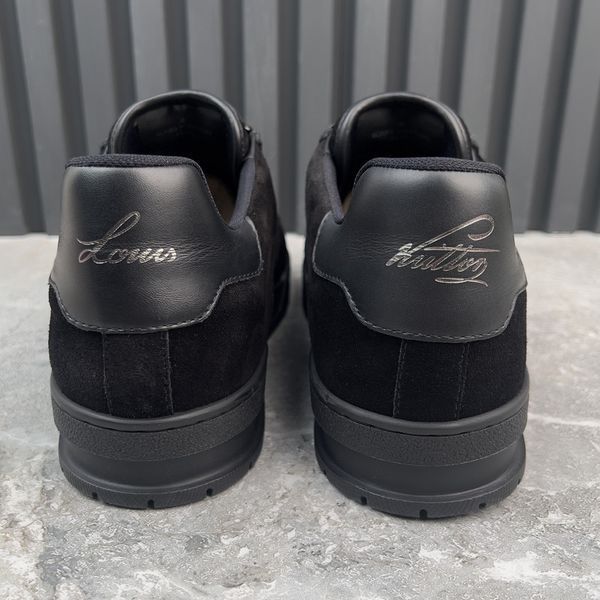LV Trainer кросівки чорні замшеві 3935 фото