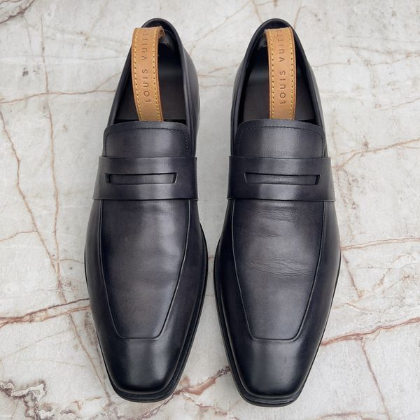Penny Loafers Black Leather