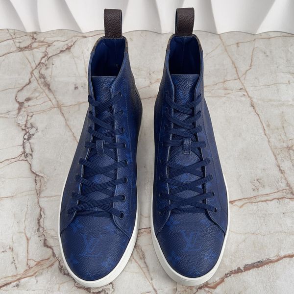 Match Up Sneakers LV Monogram Blue Leather