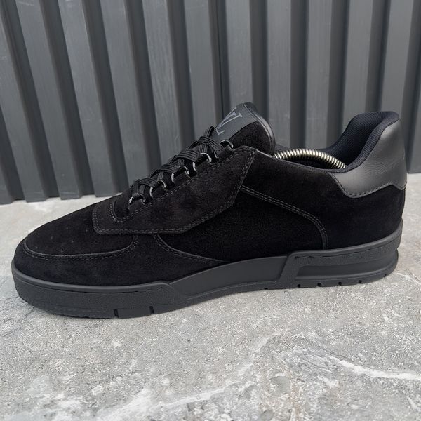 LV Trainer кросівки чорні замшеві 3935 фото