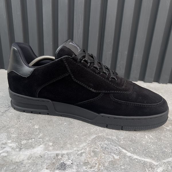 LV Trainer кросівки чорні замшеві 3935 фото