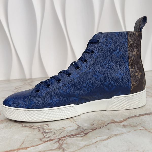 Match Up Sneakers LV Monogram Blue Leather