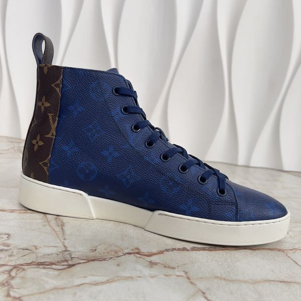 Match Up Sneakers LV Monogram Blue Leather