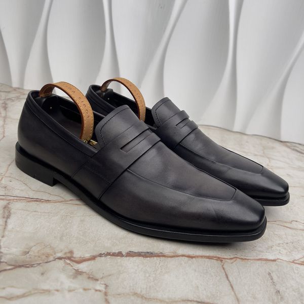 Penny Loafers Black Leather