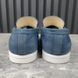 Estate Loafers Blue Grained Leather