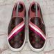 Frontrow Monogram Slip On Sneakers Brown Canvas