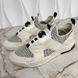 Fuel Power Sneakers Damier White Leather Mesh