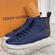 Match Up Sneakers LV Monogram Blue Leather