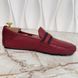 Marmont Double G Web Driving Moccasin Red Leather