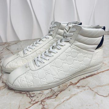 Apollo Bambi Sneakers GG Signature Monogram White Leather