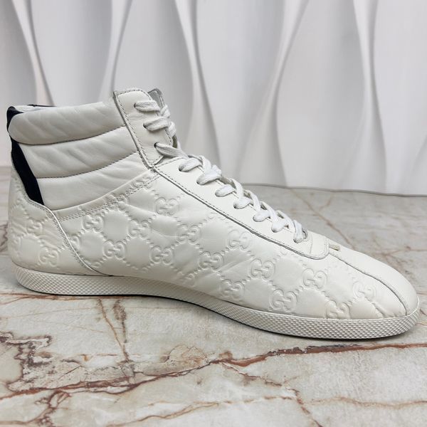 Apollo Bambi Sneakers GG Signature Monogram White Leather