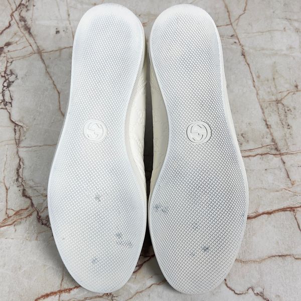 Apollo Bambi Sneakers GG Signature Monogram White Leather