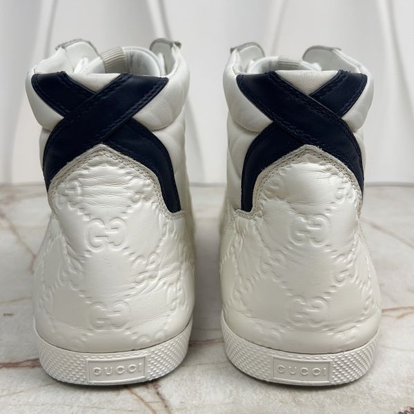 Apollo Bambi Sneakers GG Signature Monogram White Leather