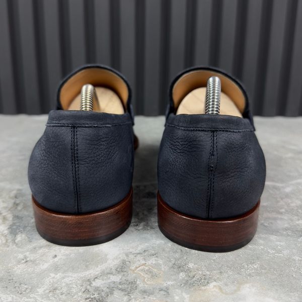 Saint Germain Loafers Blue Nubuck