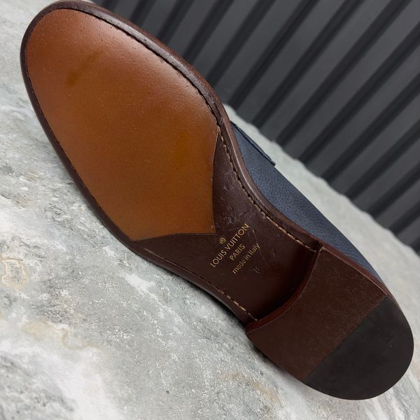 Saint Germain Loafers Blue Nubuck