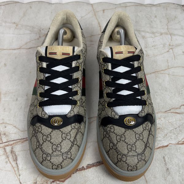 Screener GG Supreme Canvas Beige Sneakers
