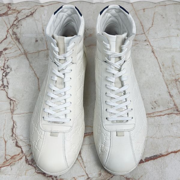 Apollo Bambi Sneakers GG Signature Monogram White Leather