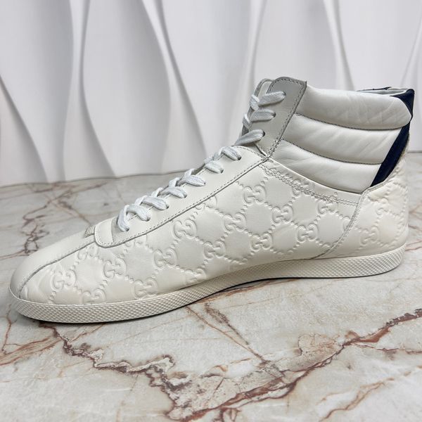 Apollo Bambi Sneakers GG Signature Monogram White Leather