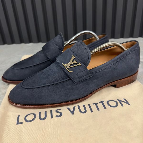 Saint Germain Loafers Blue Nubuck