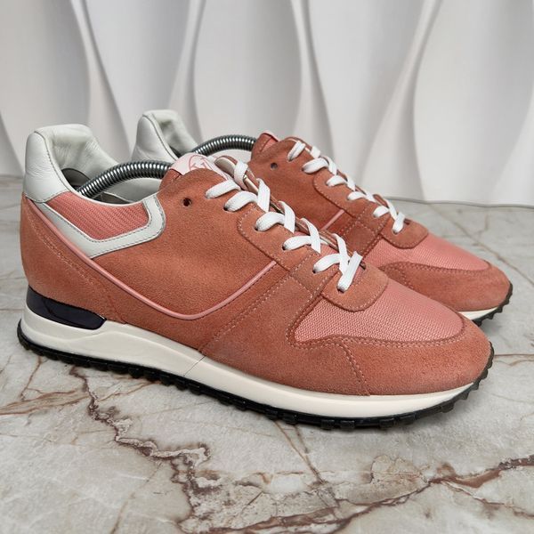 Run Away Sneakers Pink Suede