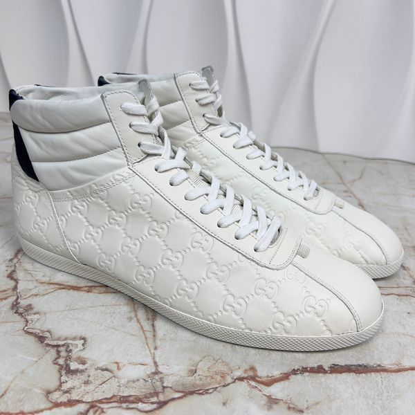 Apollo Bambi Sneakers GG Signature Monogram White Leather