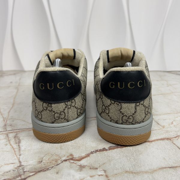 Screener GG Supreme Canvas Beige Sneakers