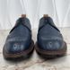 Dress Shoes Brogue Perforated Blue Taiga Leather
