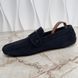 Monte Carlo Driving Moccasins Blue Suede