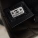 Uniform Belt Bag Black Matelasse Lambskin