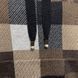 Parker Hoodie Sweater Damier Blue Brown Cashmere Wool Blend