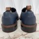 Dress Shoes Brogue Perforated Blue Taiga Leather