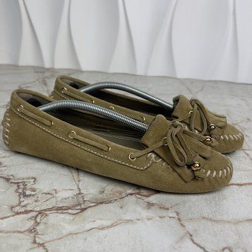 Moccasins Beige Suede