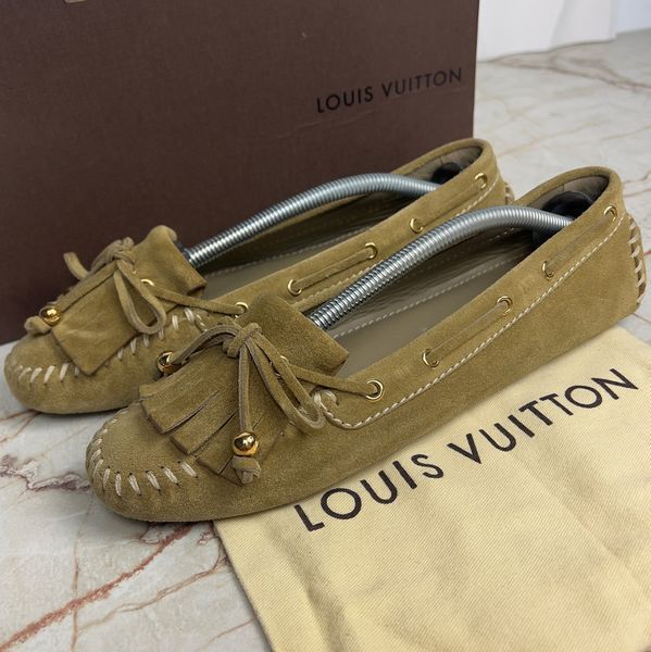 Moccasins Beige Suede