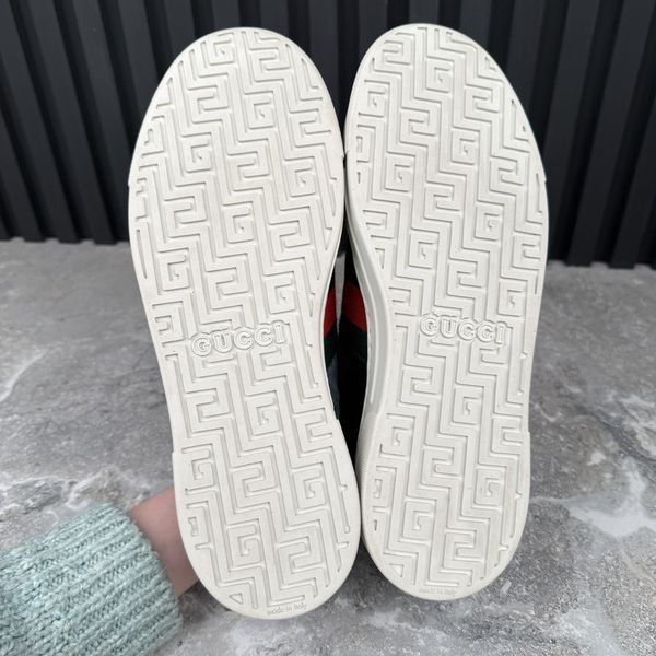 ACE Web Sneakers Green Velour