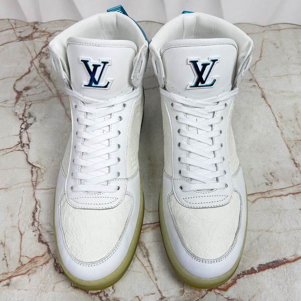 Rivoli Monogram White Grain Leather