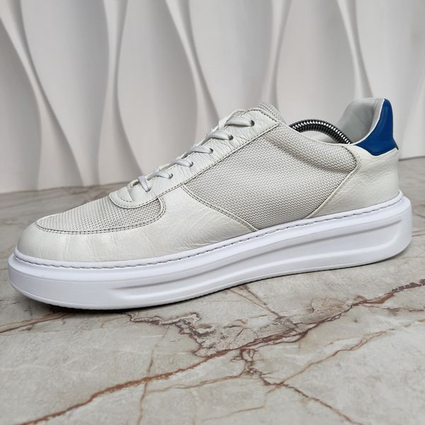 Beverly Hills Monogram Sneaker White Calfskin