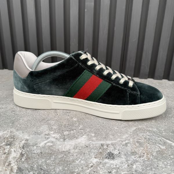 ACE Web Sneakers Green Velour