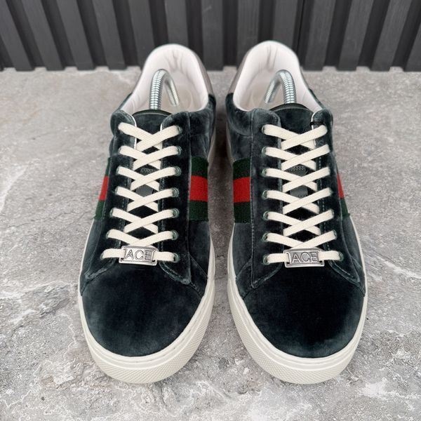 ACE Web Sneakers Green Velour