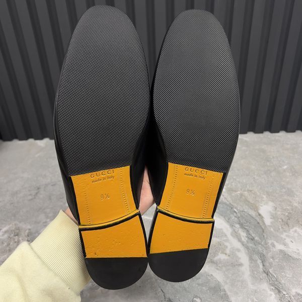 Horsebit Jordaan Mule Black Leather