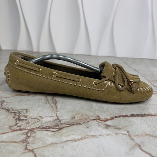 Moccasins Beige Suede