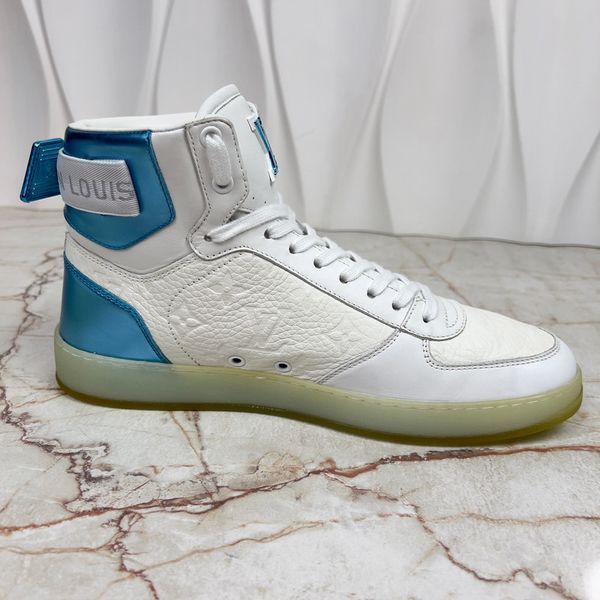 Rivoli Monogram White Grain Leather